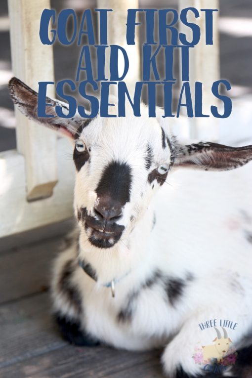 Goat First Aid Kit Essentials | Three Little Goats