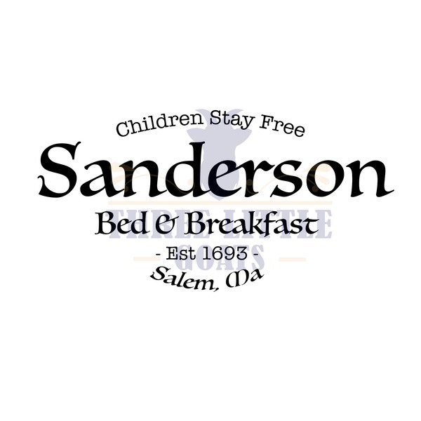 Free Sanderson Bed and Breakfast Cut Files!