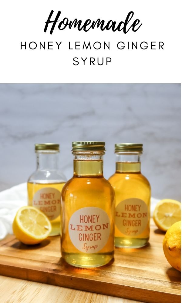 Honey lemon ginger syrup recipe